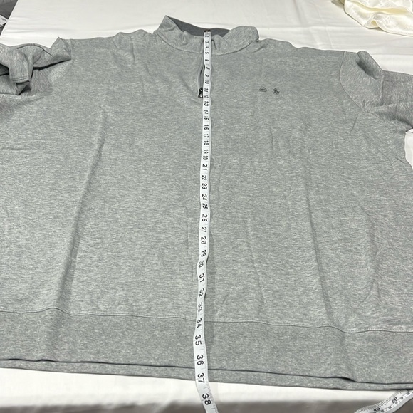 Polo Ralph Lauren Men's Luxury Quarter-Zip Pullover. 58% polyester 42% cotton - Picture 6 of 15